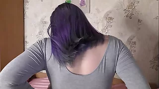 Dull-witted teen girl do a POV femdom facesitting for you and then ask you lick her pussy close up! - Roleplay - Milky Mari