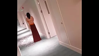 Beijing Dom: Chinese following walking in hotel