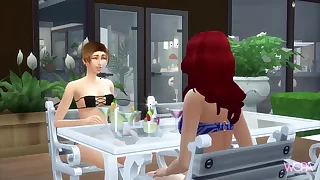 [TRAILER] best friends having diversion in the pool with lots of dishevelled pussy